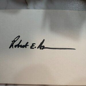 Robert E. Andrews Autograph Signed Index Card – Congressman NJ 1st District